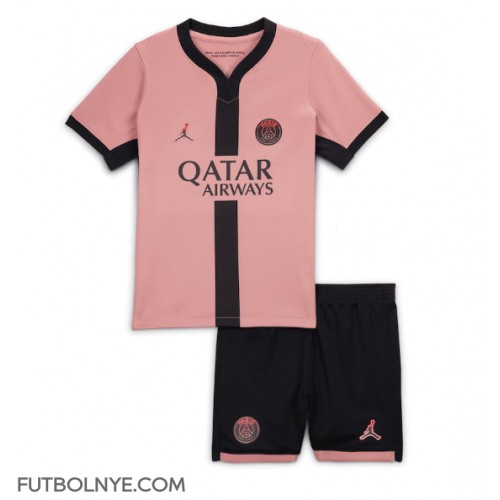 Camiseta Paris Saint-Germain Tercera Equipación para niños 2024-25 manga corta (+ pantalones cortos)